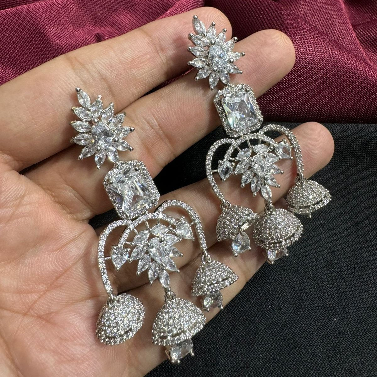 AD Chandbali Earrings