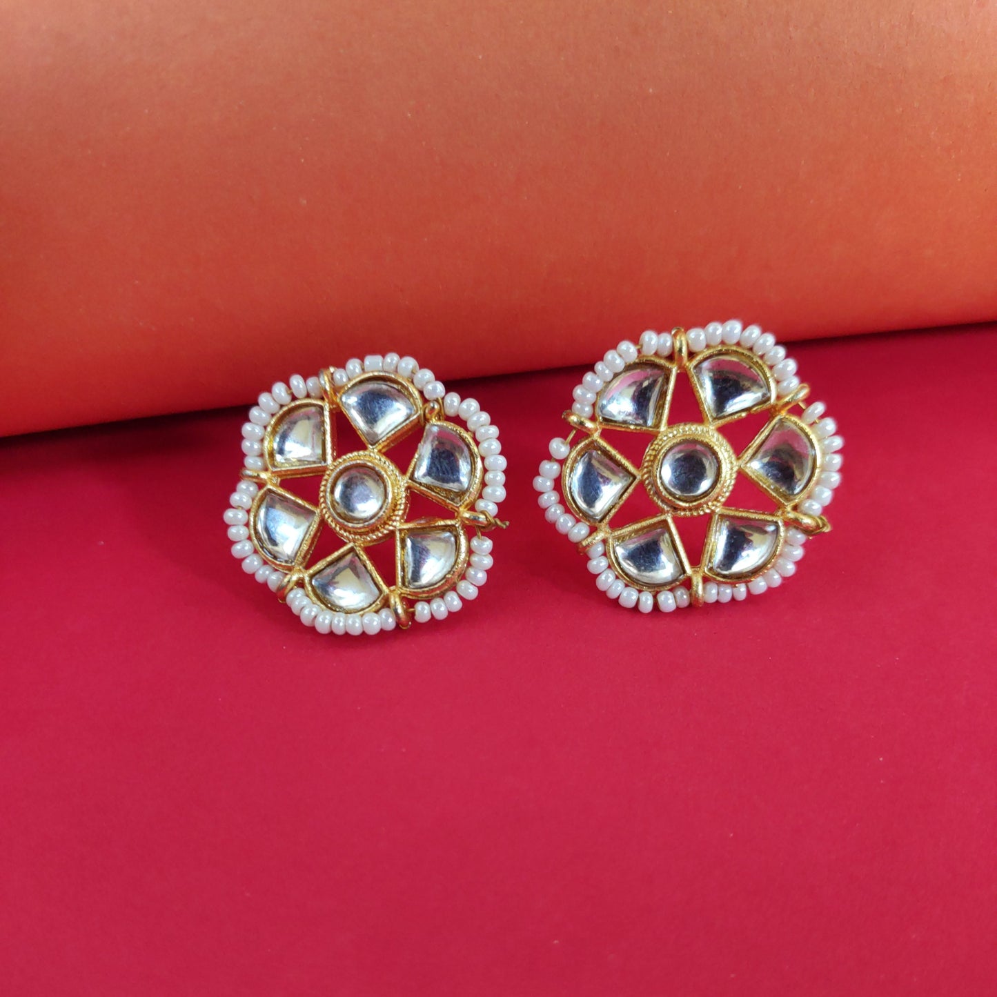 Small Size Kundan Studs