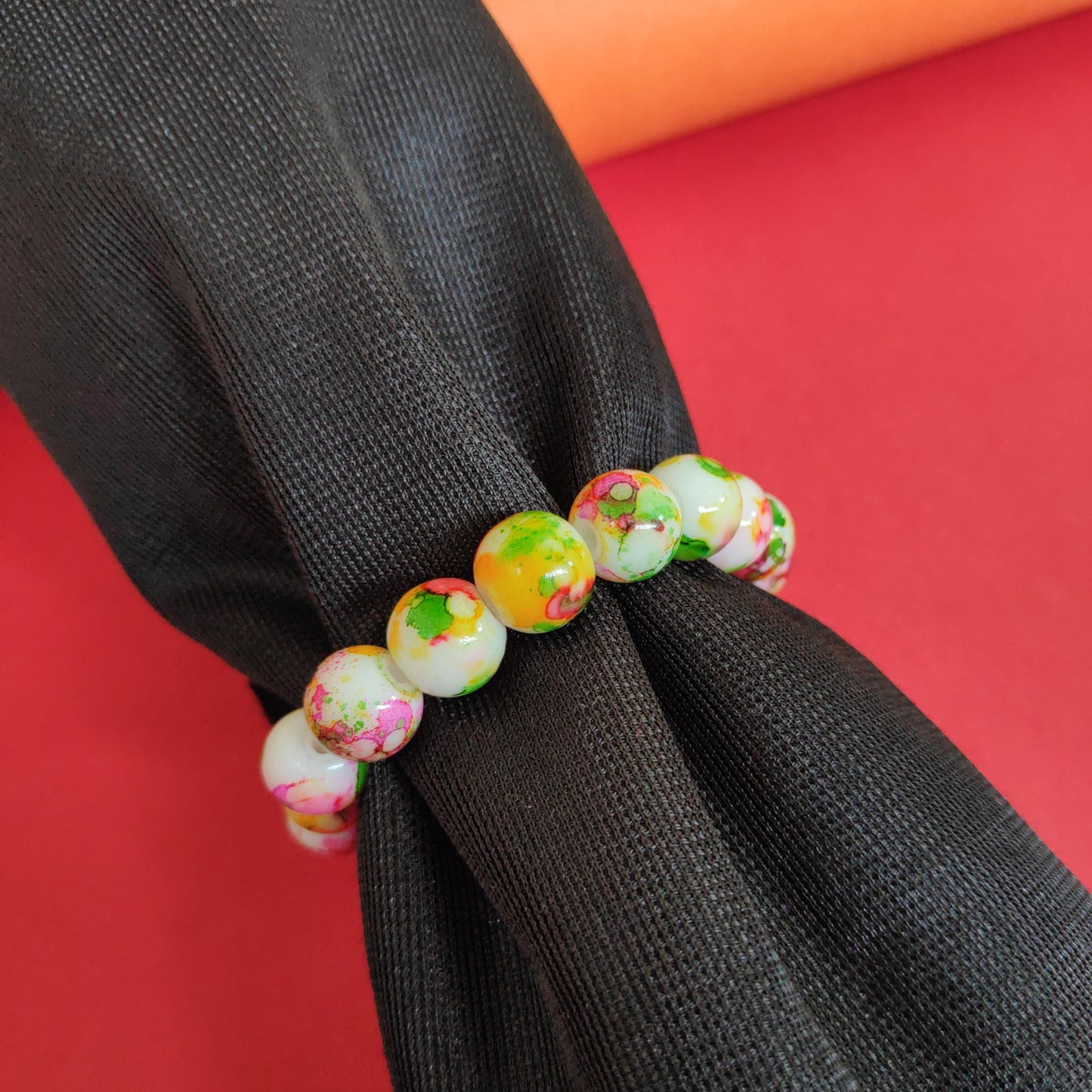 Marble Stone Based Dual Colour Tone Bracelet