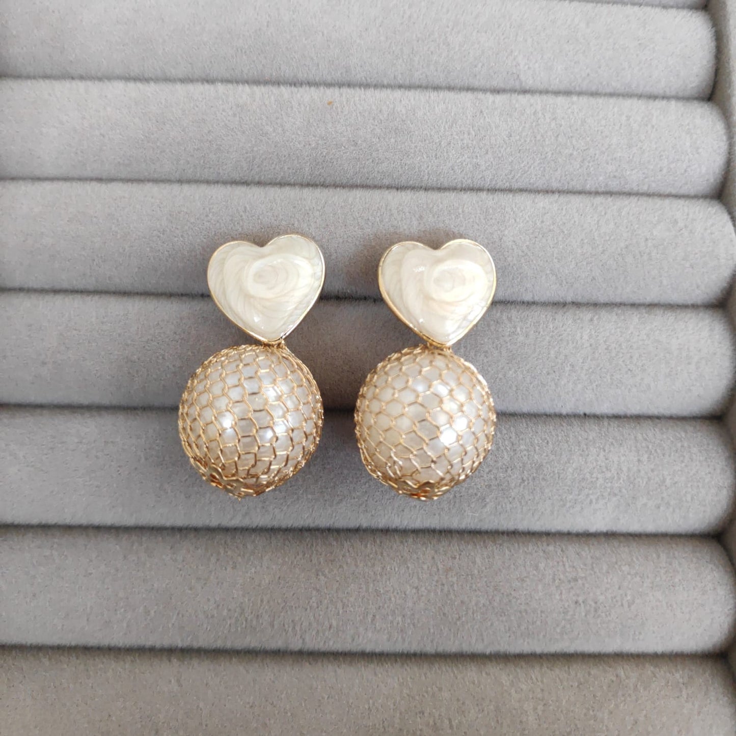 Daily Wear Heart Drop Earrings