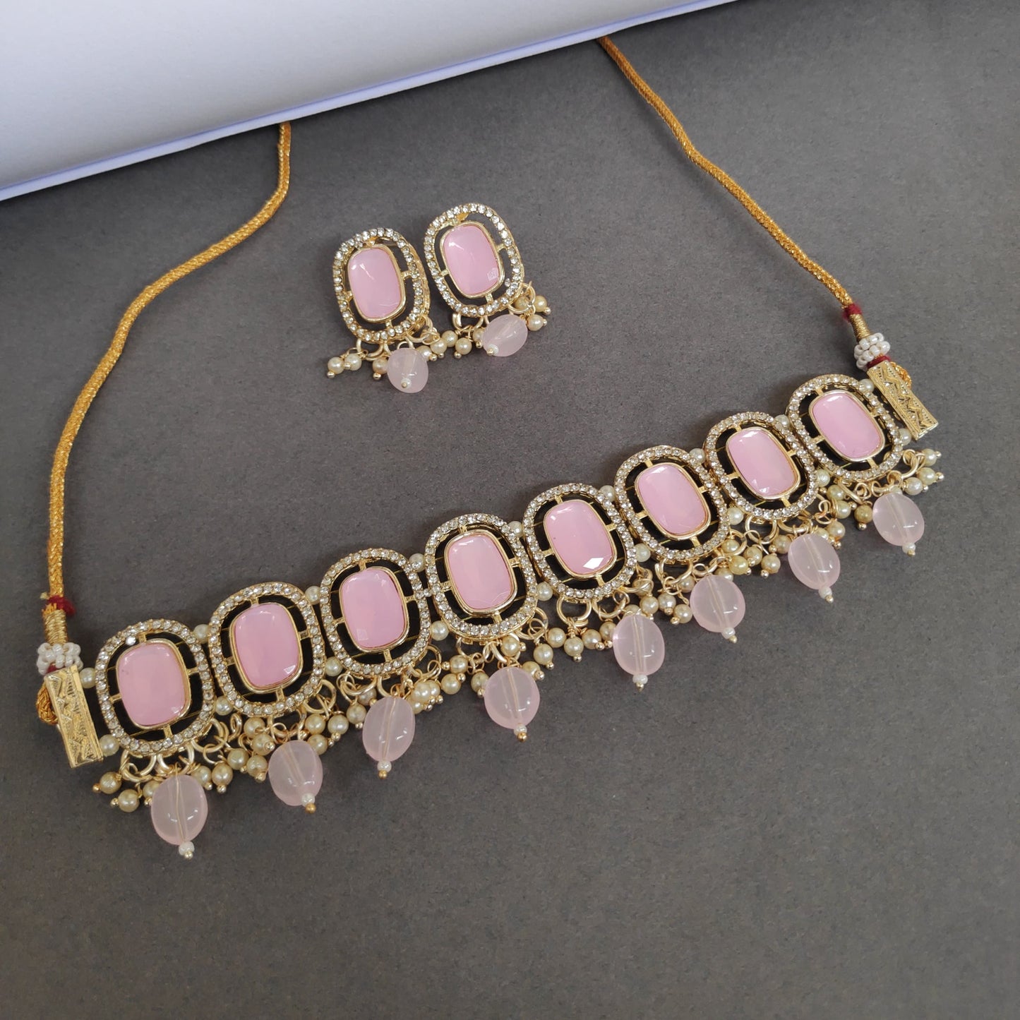 Polki Look-A-Like Choker Set