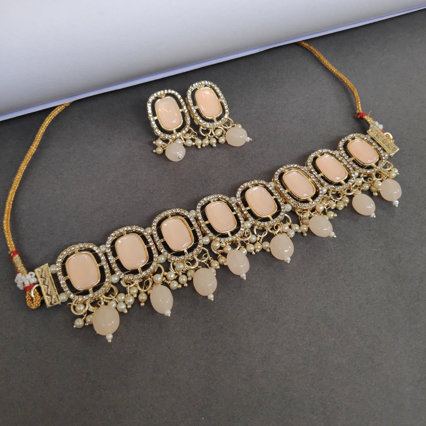 Polki Look-A-Like Choker Set