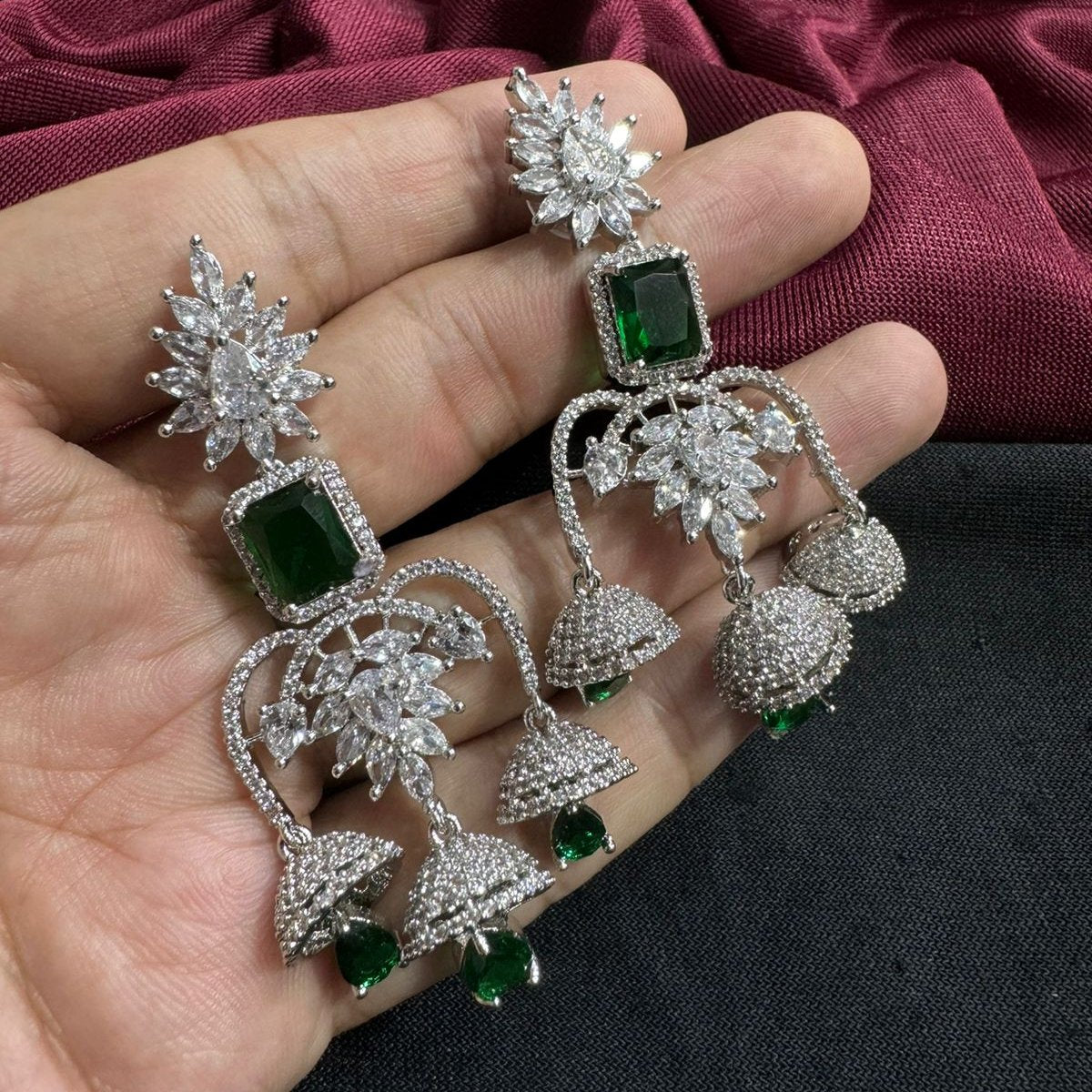 AD Chandbali Earrings